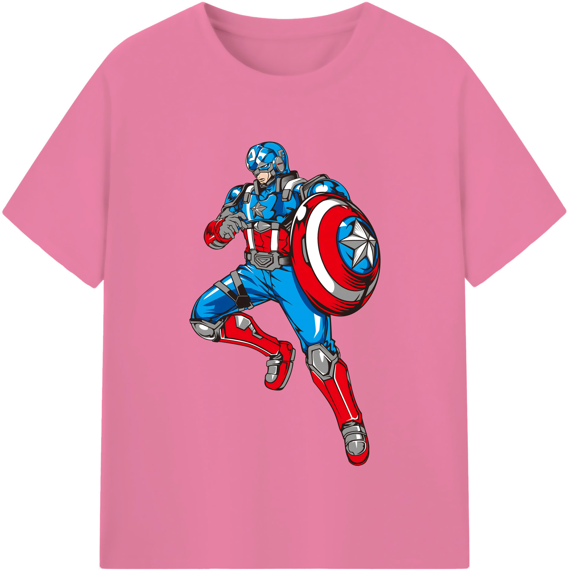 （画像用） アベンジャーズ The Avengers 綿100％半袖Tシャツ（フロントプリント）